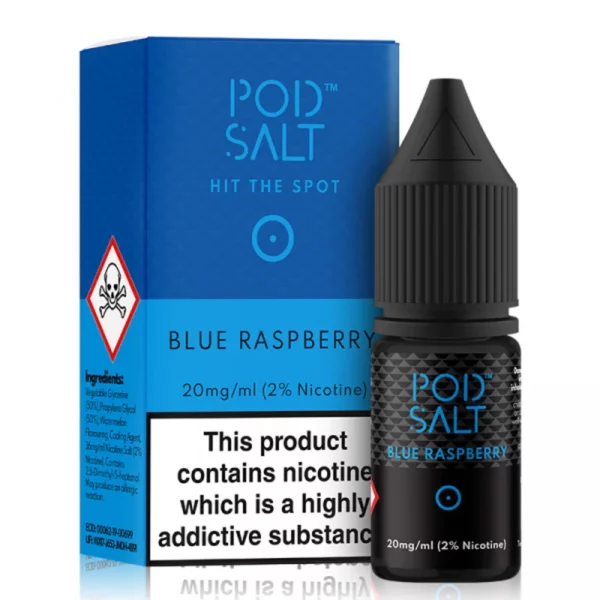 Pod Salt Blue Rasberry Nic Salts 10ml – 20mg/ml