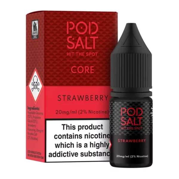 Pod Salt Strawberry Nic Salts 10ml – 20mg/ml