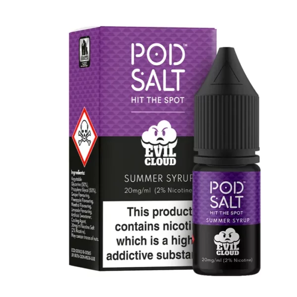 Pod Salt Summer Syrup Nic Salts 10ml – 20mg/ml