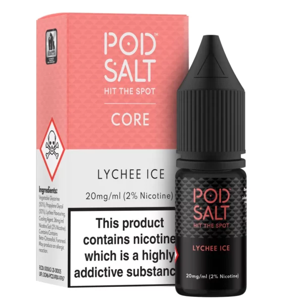 Pod Salt Lychee Ice Nic Salts 10ml – 20mg/ml