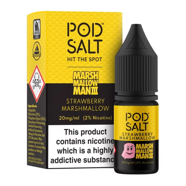 Pod Salt Marshmallow Man 3 Nic Salts 10ml – 20mg/ml