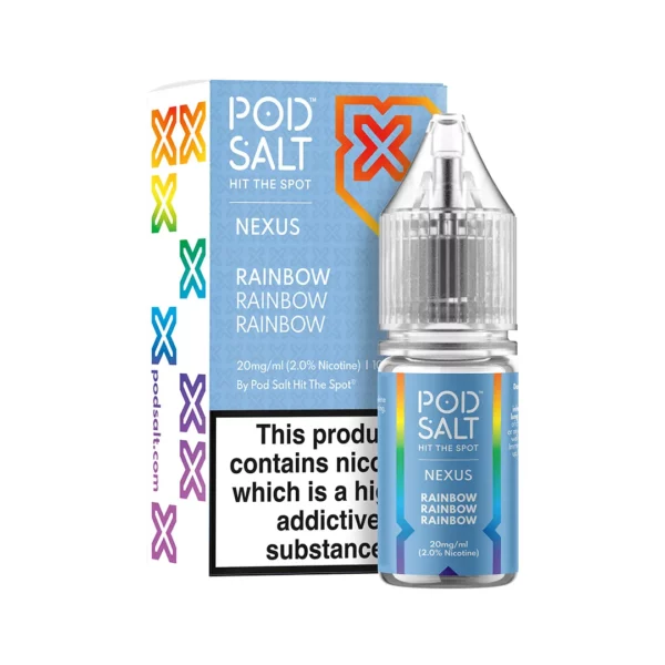 Pod Salt Nexus Rainbow Nic Salts 10ml – 20mg/ml
