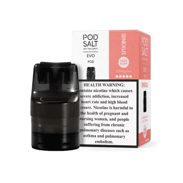 Pod Salt EVO Pod Strawberry Ice Cream 4.5ml – 20mg/ml