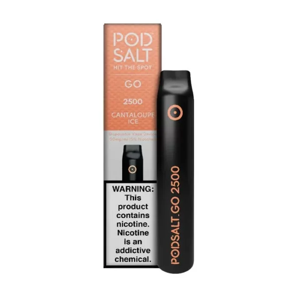 Pod Salt GO 2500 Cantaloupe Ice Disposable Device 7ml – 50mg/ml